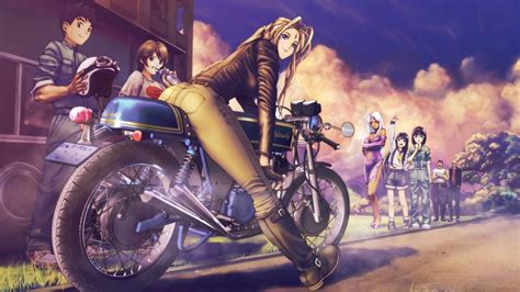 1920x1080 Anime Girl On Bike Laptop Full Hd 1080p Hd 4k Wallpapers