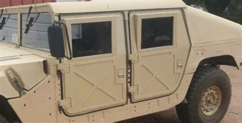 Military Humvee X Doors Tan New 4 M998 H1 Hummer Hard Doors