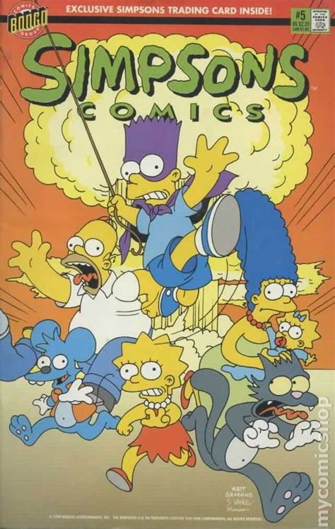 Cgc 8 0 Simpsons Comics And Stories 1 Welsh 1993 1st Appearance Of The Simpsons