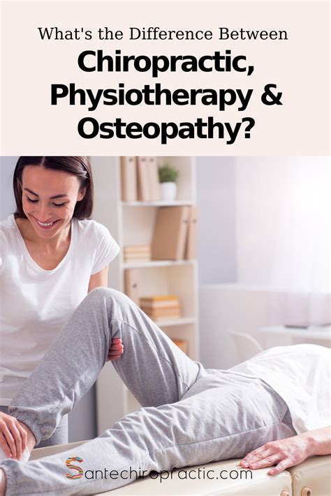 Differences Between Chiropractic Physiotherapy And Osteopathy Artofit