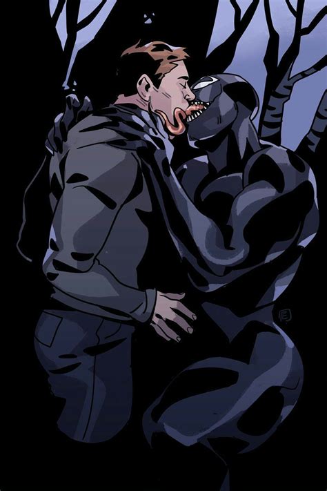 Eddie Brock X Venom Veneno Tiras Cómica Parejas De Marvel
