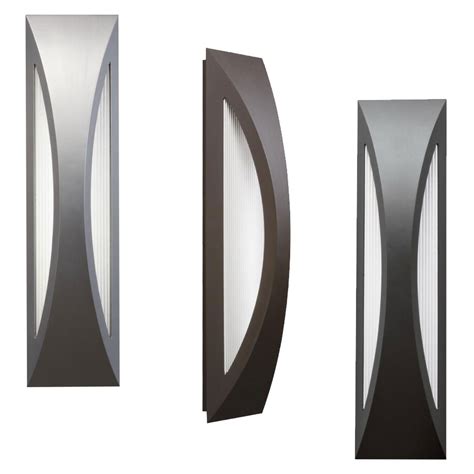 Today's entrance lighting comes in all shapes, sizes and design styles, from the contemporary outdoor sconce to a more traditional. Kichler 49437 Cesya Modern 24" Tall LED Exterior Wall ...