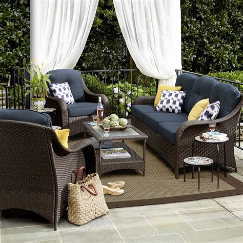 We have an assortment of outdoor lounge furniture that comfortably gathers family, friends and pets. Grand Resort Summerfield 4 Pc. Seating Set- Denim *Limited ...