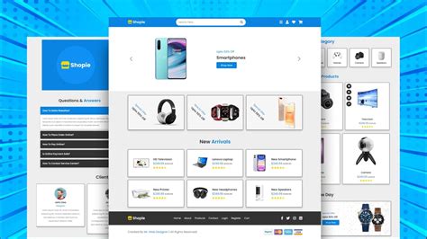 Create A Responsive Multipage E Commerce Website Design Using Html Css Sass Javascript