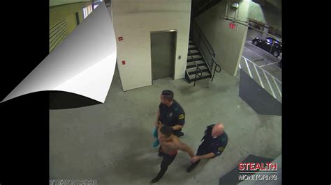police arrest half naked trespasser shopping center security youtube