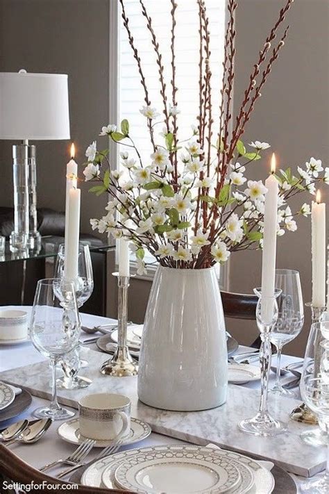 Spring centerpieces add just the right touch to a fun, warm weather meal. Setting the Table with Style - Tablescape Decor Tips ...