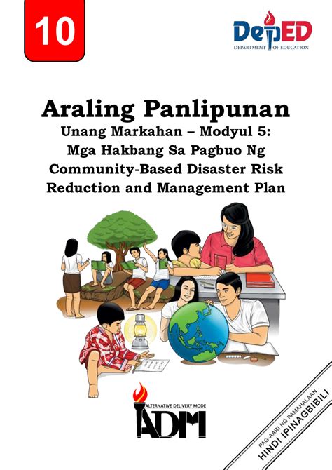 Ap10 Q1 Mod5 Mga Hakbang Sa Pagbuo Ng Community Based Disaster Risk