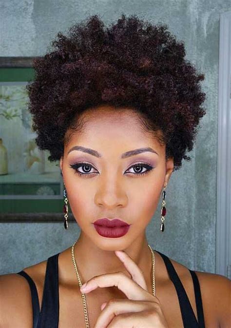 Short Natural Haircuts For Black Females With Thin Hair Hipee Hairstyle