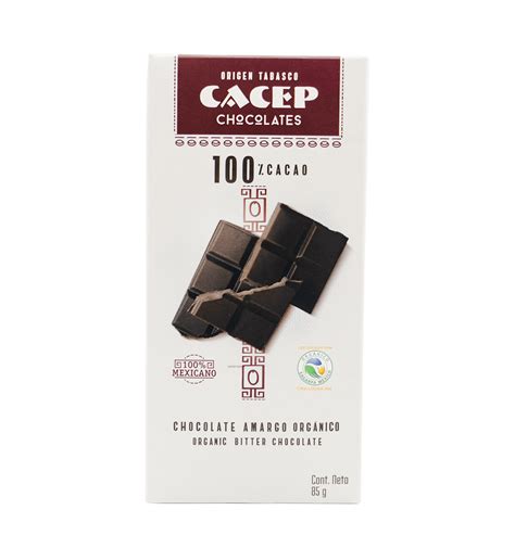 Barra De 85g Chocolate Amargo 100 Cacao Chocolates Cacep