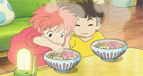Ponyo Eating Ham Studio Ghibli Movies Ghibli Movies Studio Ghibli