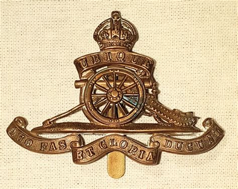 Original Ww1 Royal Artillery Cap Badge Njmilitaria