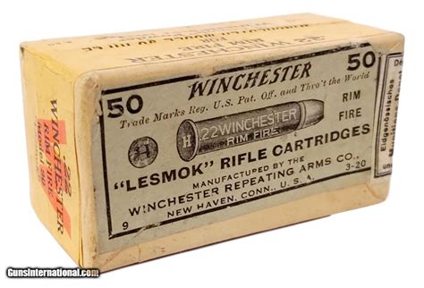 Collectible Ammo Sealed Box Winchester Repeating Arms Co Model 90