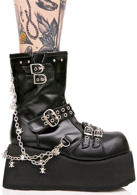 What do women demonia alternative gothic boots stand for? Demonia Maleficent Platform Boots | Dolls Kill