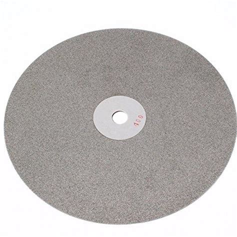 Inch Diamond Disc Grit High Density Coated Flat Lap Lapping Lapidary Wheel Glass Jewelry