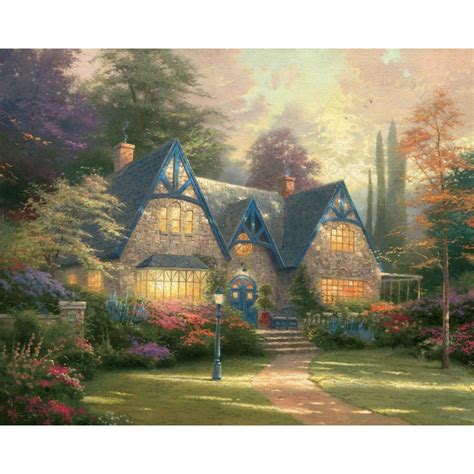 Blessings Of Spring The Limited Edition Canvas Thomas Kinkade
