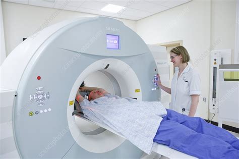 Pet Ct Scanner In Procress Stock Image C0072500 Science Photo