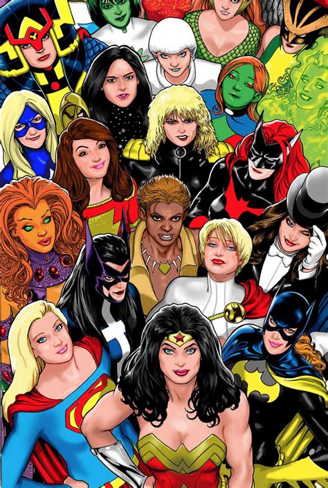 Popular Female Comic Book Characters From Marvel And Dc Comic Book