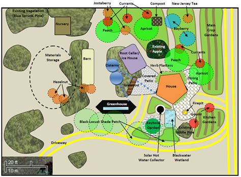 Your area for entertaining on your farm layout should be away from the animal pastures as much as possible because no one wants to take a bite of their cheeseburger while simultaneously getting a nice whiff of. Realeyes Farm Permaculture Design - Zone 1 Layout Details ...