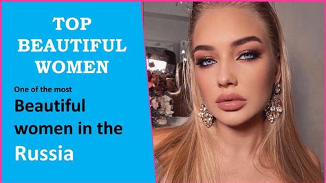 top 5 most beautiful russian women youtube