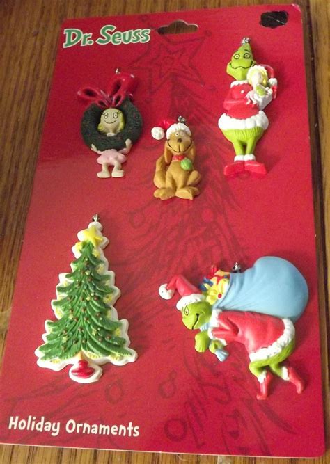 Dr Seuss Mini Grinch Ornaments Grinch Max Cindy Lou Who Tree