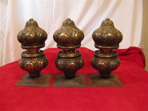 I have three, what appear to be, newel post finials. They look like ...