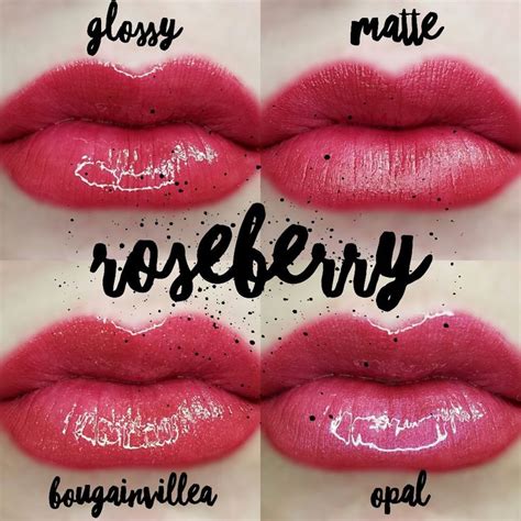 Lipsense Distributor Perpetualpucker Roseberry Glossy Matte