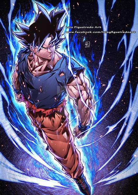 Goku Ultimate Instinct Color By Marvelmania On Deviantart