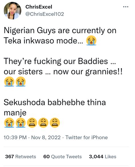 Sa Reacts To Viral Sex Video Of Nigerian Blackmailing Sa Politician