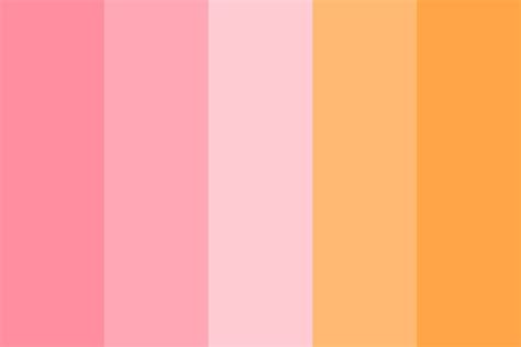 Pink And Orange Color Palette Colorpalette Colorpalettes