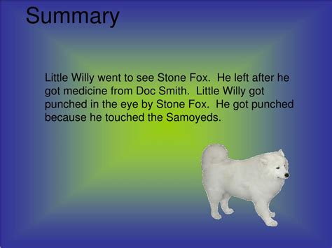 Ppt Stone Fox Powerpoint Presentation Free Download Id6347946