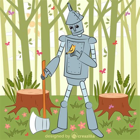 Tin Man From Wizard Of Oz Vector Free Download Creazilla