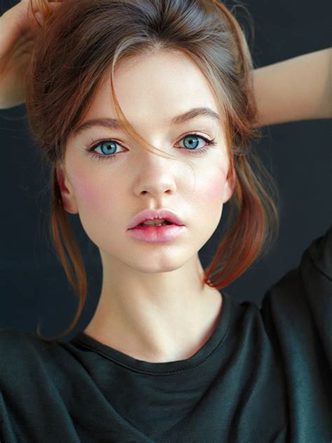 Konstantin Kryukovskiy Model Portrait Face Daria Sergeeva Women Makeup