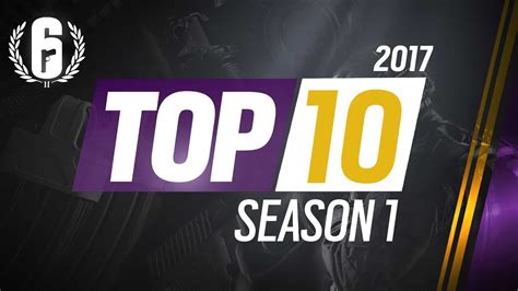 Top 10 Rainbow Six Pro League Season 1 Youtube