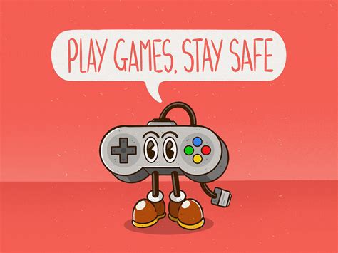 Play Games Stay Safe By Joel Keightley On Dribbble