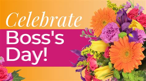 Celebrate Bosss Day Flower Shop Network
