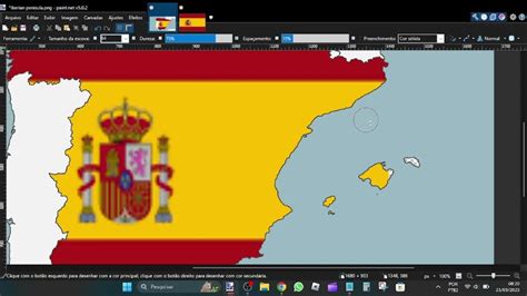 Iberian Penisula Flag Map Speedart Youtube