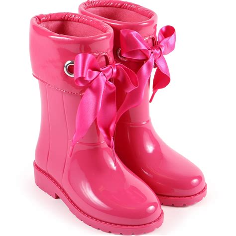 Igor Girls Rain Boots In Fuchsia Bambinifashioncom