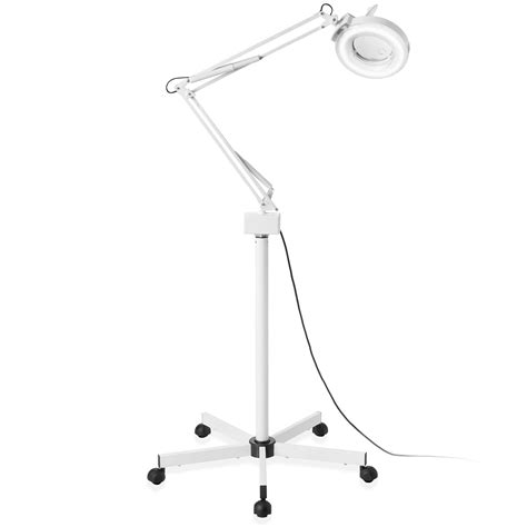 Esthology Magnifying Floor Lamp With Rolling Stand 5 Diopter