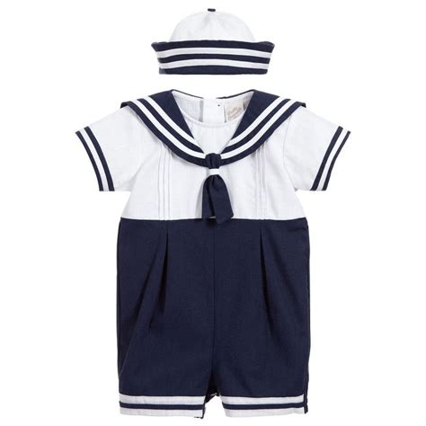 Brand Baby 2 Piece Sailor Shortie Set At Sailor