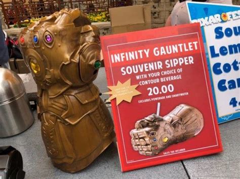 Infinity Gauntlet Souvenir Sippers Inspired By ‘avengers Infinity War