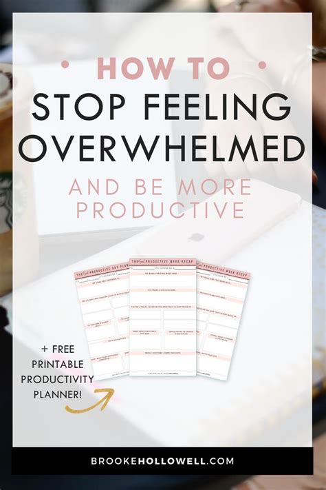 How To Stop Feeling Overwhelmed And More Productive In Your Business