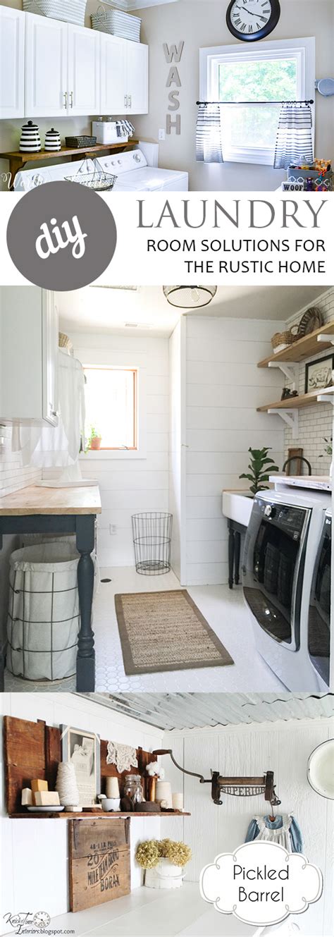 Diy Laundry Room Solutions For The Rustic Home Pickled