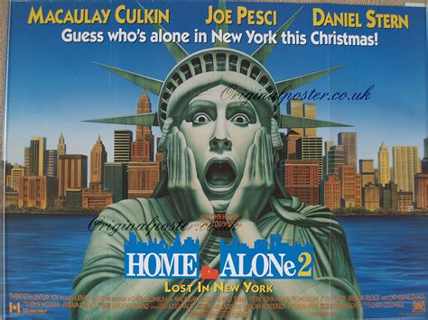 Home Alone 2 Lost In New York Original Vintage Film Poster Original Poster Vintage Film And