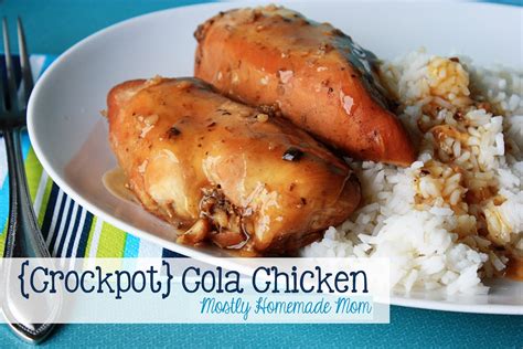{Crockpot} Cola Chicken - Mostly Homemade Mom