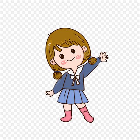 Uniforme Escolar Niña Linda Png Dibujos Encantador Vamos Niña Png Y Psd Para Descargar Gratis