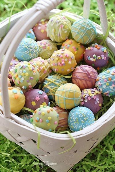 40 Easy Easter Desserts And Treats To Make This Year The Daily Spice Easter Cake Balls Easter