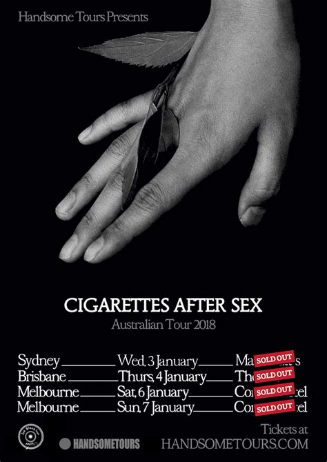 Cigarettes After Sex · Handsome Tours