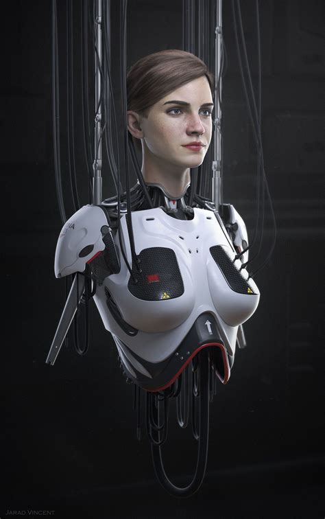 Artstation Android Girl Jarad Vincent Cyborg Girl Female Robot