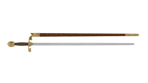 Curtana Sword 3d Model Turbosquid 1810590