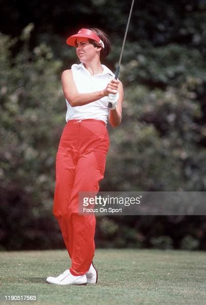 Womens Golfer Janet Coles In Action During Tournament Play Circa